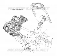 MOTORE, MOUNTING, LH