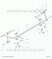 SUSPENSION, BARRA DI STABILIZZAZIONE, REAR