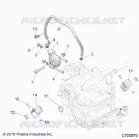 TRASMISSIONE, MAIN GEARCASE MOUNTING