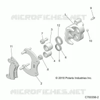 FRENO POSTERIORE CALIPER