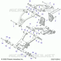 SOSPENSIONE POSTERIORE CONTROL ARM, MOUNTING