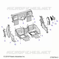 CARROZZERIA POSTERIORE CLOSEOFF AND FENDERS
