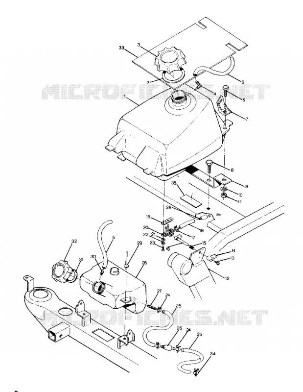 MONTAGGIO SERBATOIO CARBURANTE 350 4X4