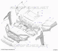 CAPPUCCIO AND FRONT FENDERS