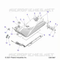 SISTEMA DI ALIMENTAZIONE CARBURANTE, FUEL TANK ASM.