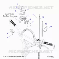 MOTORE, THROTTLE CONTROL ASM.