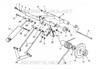 POSTERIORE COPPIA ARM (SKS) 500 SKS 0972564 and EUROPEAN 500 SKS E972564 (4938393839C007)