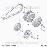 TRASMISSIONE, PRIMARY CLUTCH