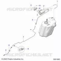 SISTEMA DI ALIMENTAZIONE CARBURANTE, EVAPORATIVE (CALIFORNIA ONLY)