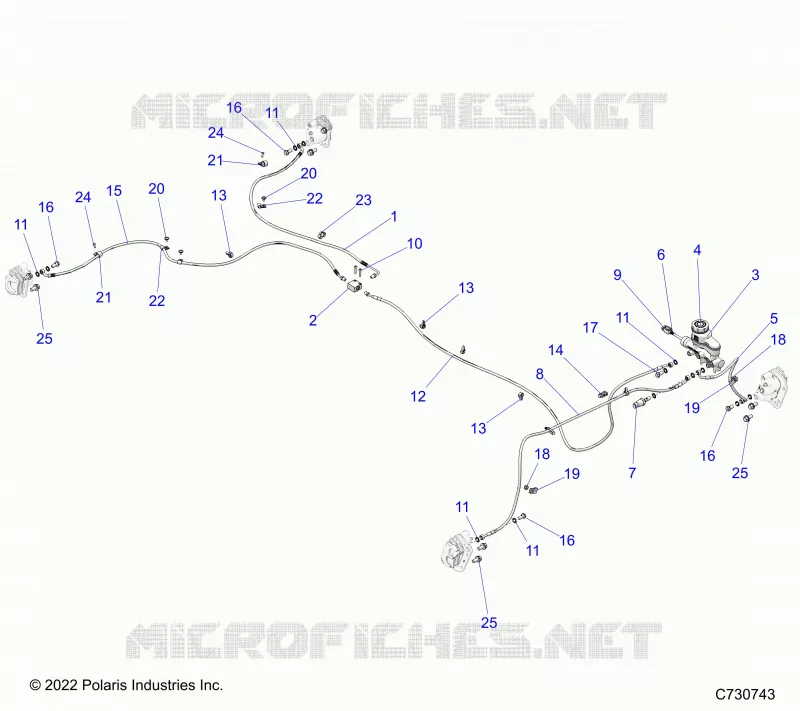 BRAKES, LINES AND CILINDRO PRINCIPALE