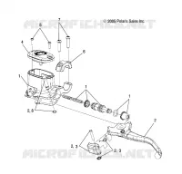 FRENO ANTERIORE FRENO LEVER and CILINDRO PRINCIPALE