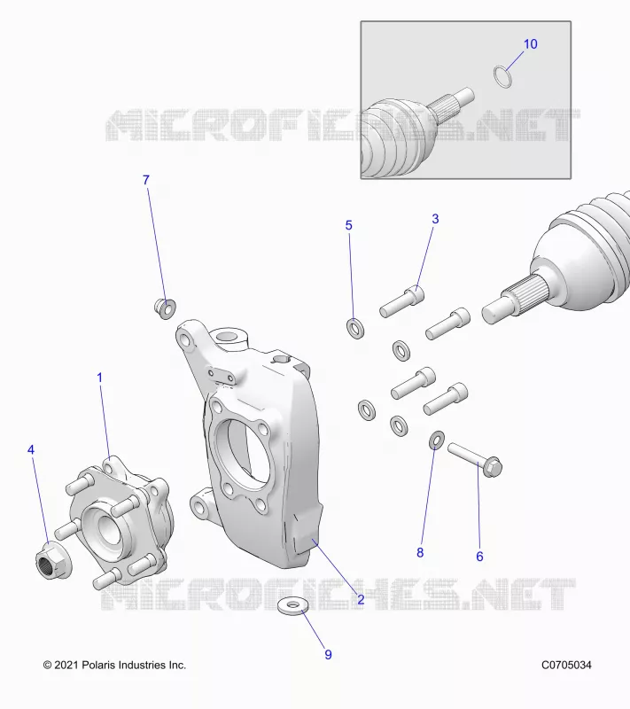 SOSPENSIONI ANTERIORI CARRIER AND HUB