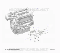 MOTORE, MOUNTING AND LONG BLOCK- R24XAW1RAH/BH/AS/BS/A9/B9 (C730955)