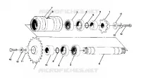 DETAILS-TRANSMISSIONE ANTERIORE MONTAGGIO 6X6 CENTRO TIGHTENER ASSEMBLY-PN 1380043 (4919811981021A)