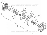 TRASMISSIONE FRIZIONE 500 RMK 0982964 and EUROPEAN 500 RMK E982964 (4942634263C001)