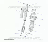 SUSPENSION, SHOCK ANTERIORE MOUNTING, STANDARD/PREMIUM