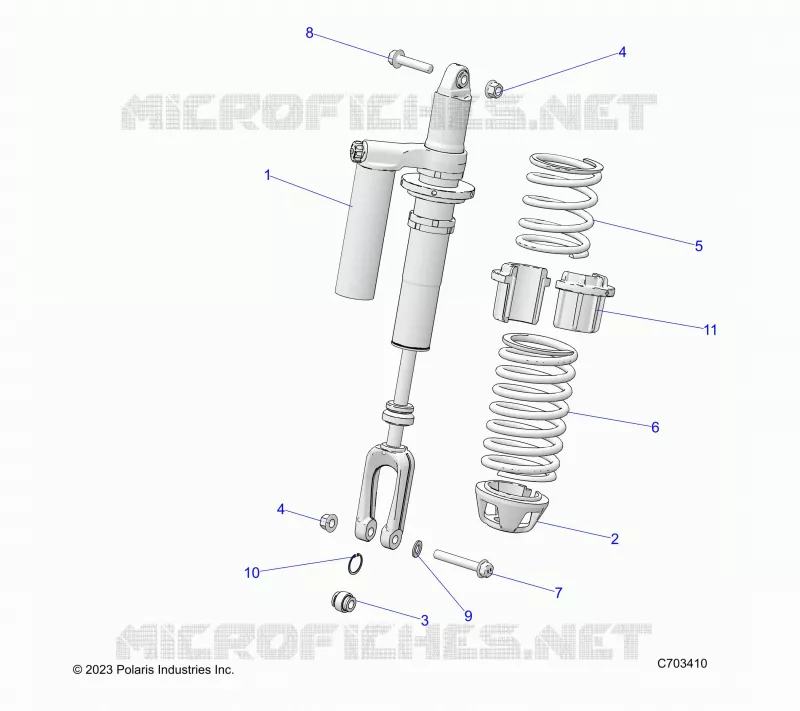 SUSPENSION, SHOCK ANTERIORE MOUNTING, STANDARD/PREMIUM