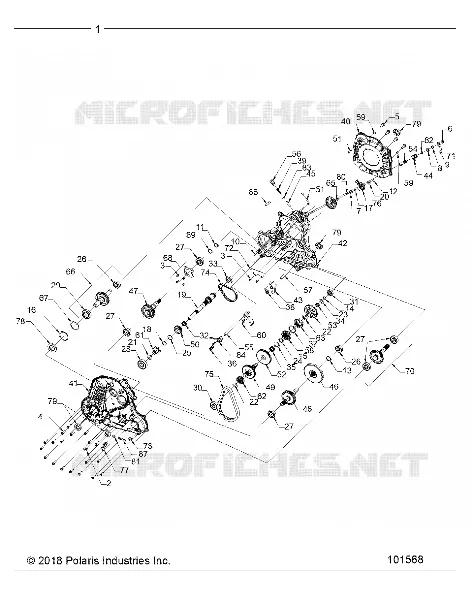 DRIVE TRAIN, PRINCIPALE SCATOLA INGRANAGGI
