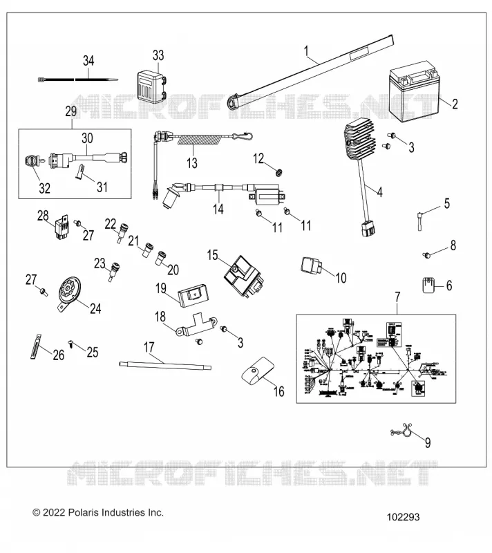 ELETTRICO, SWITCHES, HARNESS AND INDICATORS