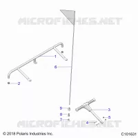 BODY, ACCESSORY PARAURTI , FLAG, AND PASS HANDLE