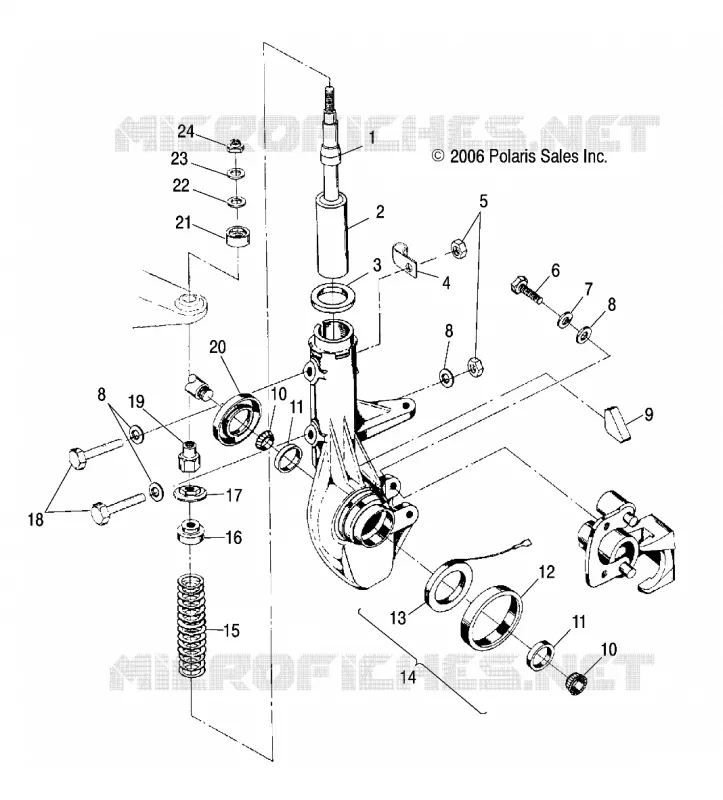 SUSPENSION, ANTERIORE MONTANTE