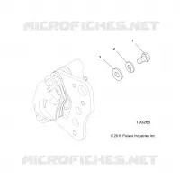 FRENO ANTERIORE CALIPER MOUNTING