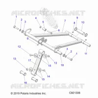 SUSPENSION, ANTERIORE COPPIA ARM