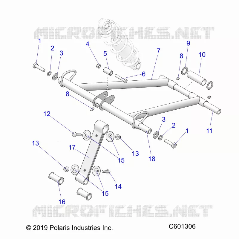 SUSPENSION, ANTERIORE COPPIA ARM