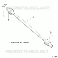 TRASMISSIONE, REAR PROP SHAFT