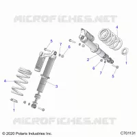 SUSPENSION, SHOCK ANTERIORE MOUNTING