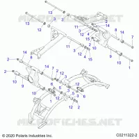 SOSPENSIONE POSTERIORE CONTROL ARM MOUNTING