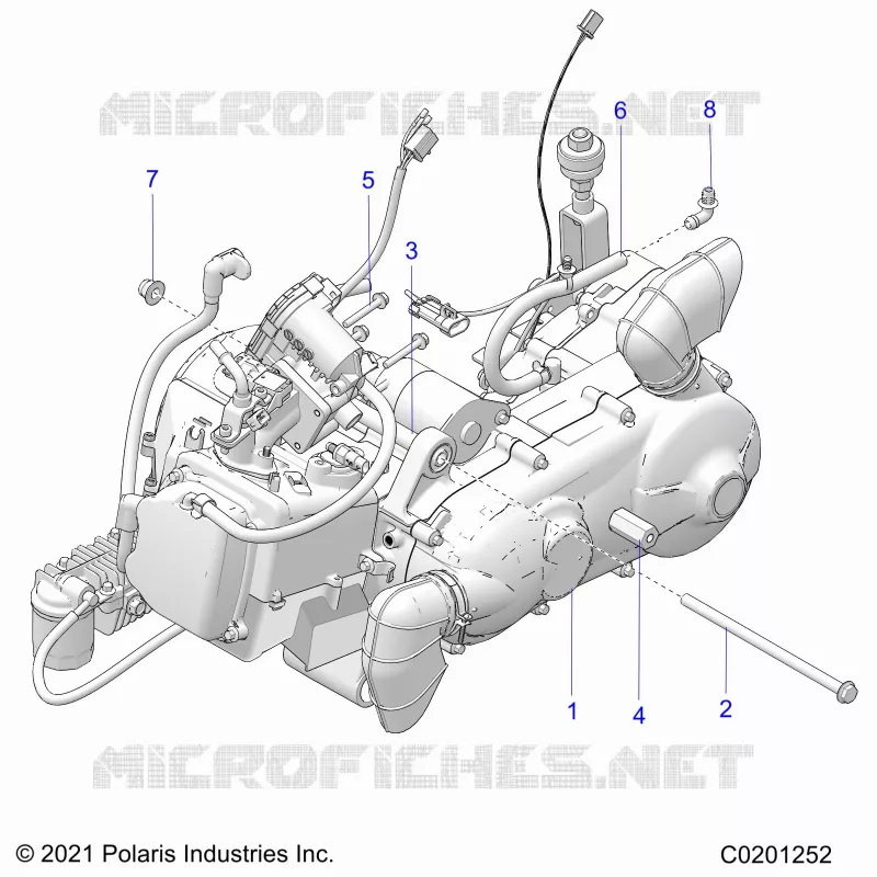 ENGINE, ENGINE AND TRASMISSIONE MOUNTING
