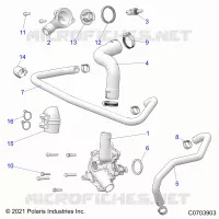 MOTORE, WATERPUMP AND BYPASS