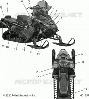 DECALS  XC, RED SIDE PANEL OPTION