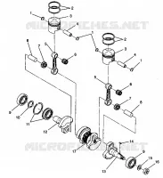 PISTONEEE   ALBERO MOTORE LITE 0943433 AND  LITE DELUXE 0943431 (4924992499035A)