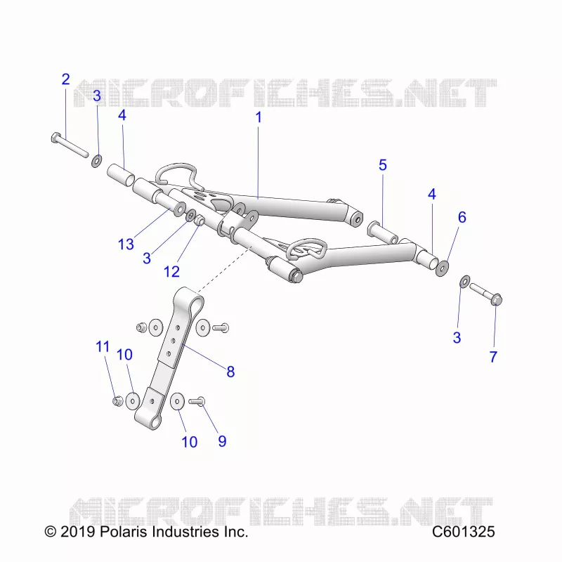 SUSPENSION, ANTERIORE COPPIA ARM