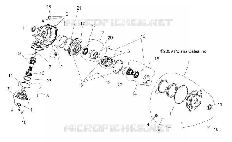 ANTERIORE SCATOLA INGRANAGGI (If Built After 7/24/06)