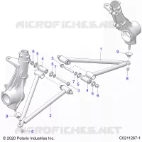 SUSPENSION, A-ARM AND PAVONEGGIARSI MOUNTING