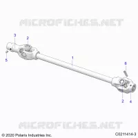 TRASMISSIONE, FRONT PROP SHAFT