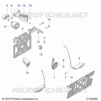 CORNO, LICENSE PLATE, SWITCHES