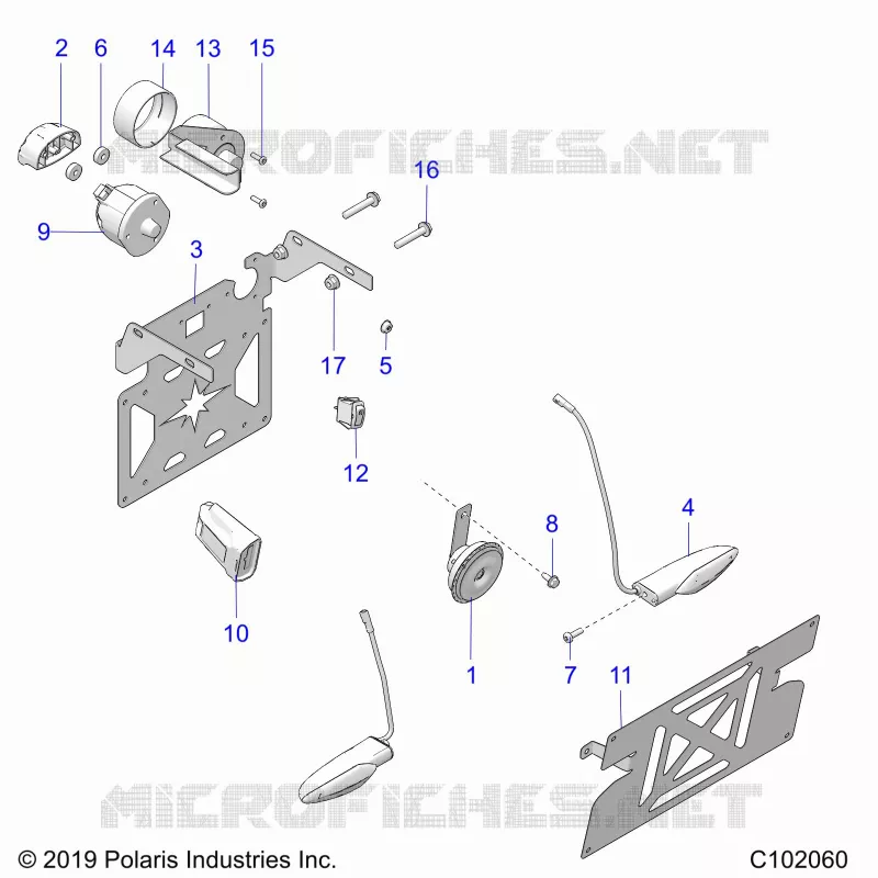 CORNO, LICENSE PLATE, SWITCHES