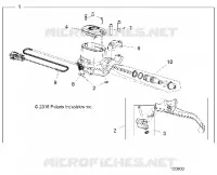 FRENO ANTERIORE BRAKE LEVER AND MASTER CYLINDER