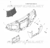 PARAURTI ANTERIORE AND MOUNTING