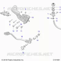 BRAKES, BRAKE PEDAL AND CILINDRO PRINCIPALE