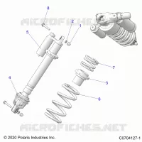 SUSPENSION, SHOCK ANTERIORE MOUNTING
