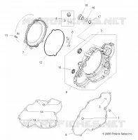MOTORE, COPERCHIO FRIZIONE