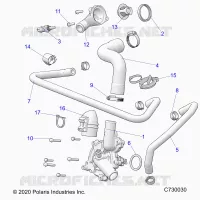 MOTORE, WATERPUMP AND BYPASS
