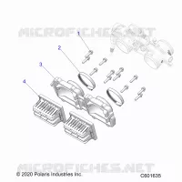 ENGINE, REED VALVE AND CORPO FARFALLATO ADAPTOR