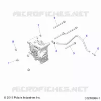 TRASMISSIONE, GEARCASE MOUNTING, REAR