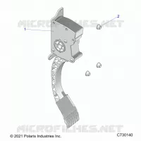 ENGINE, ACCELERATORE PEDALE